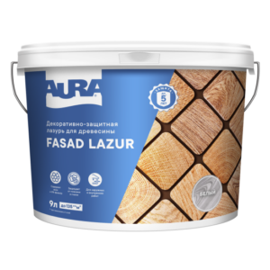 Аура Фасад Лазурь (Aura Fasad Lazur) декоративно-защитная лазурь для древесины