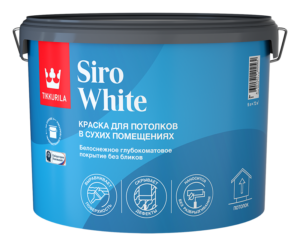 Сиро Вайт (SIRO WHITE TIKKURILA) краска для стен и потолков