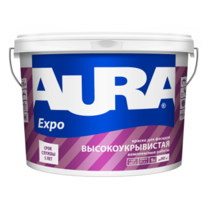 Аура Экспо (AURA Expo) Высокоукрывистая краска для фасадов