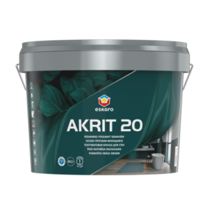 Акрит-20 (Akrit-20) Полуматовая особопрочная краска для стен